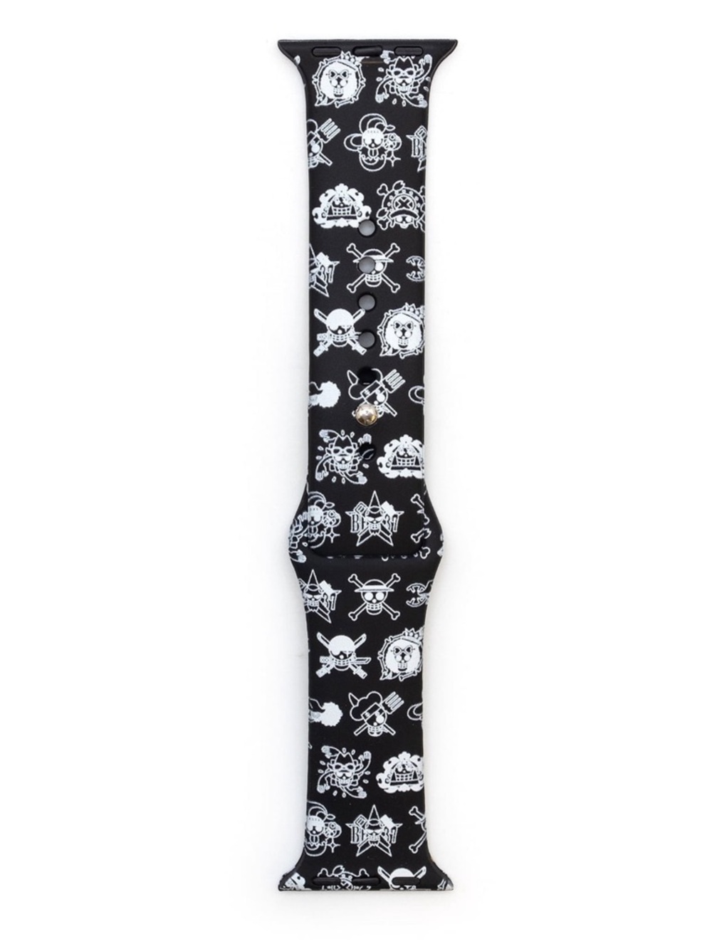 One Piece Apple Watch Band 38/40/41 Black Jolly Roger CultureFly NWT Anime